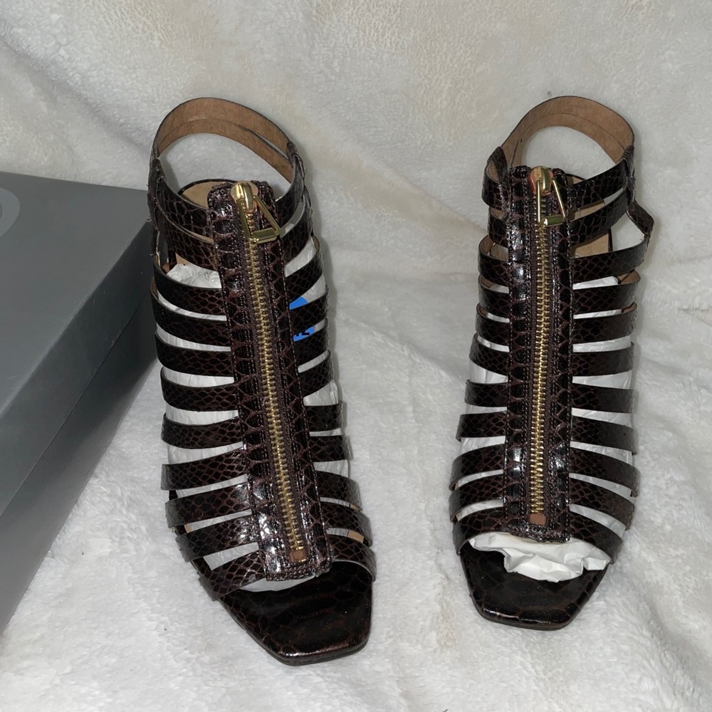 Jessica Simpson Open Toe Ankle Pumps
